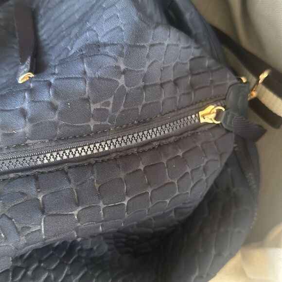 Stella & Dot Navy Textured Backpack Carry-on Bag - Picture 5 of 11